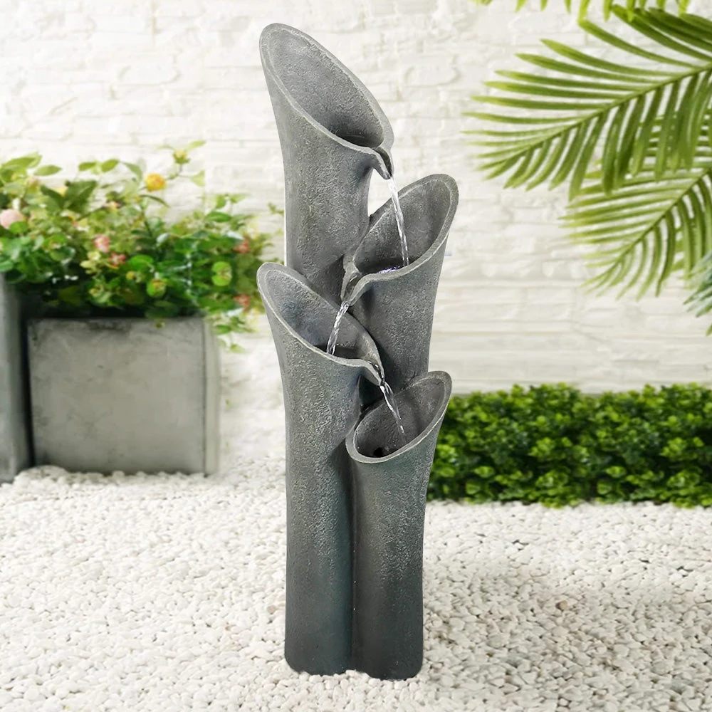 wall mounted outdoor water fountain - collage of four top wall mounted fountains 2025