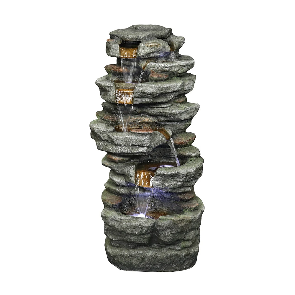 water features for a garden - best garden fountains 2025 with led lights comparison