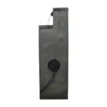 39.3"H 4-Tiered Square Outdoor Fountain with Warm LED Lights